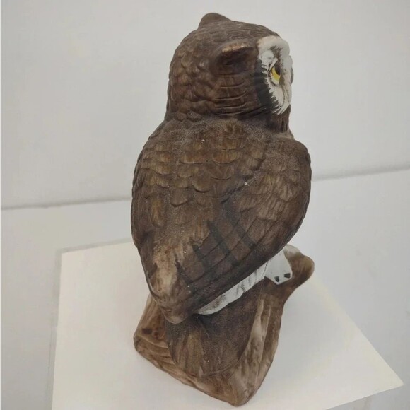 Vintage Homco Owl Ceramic Figurine Statue Painted 5" #1114 - Picture 3 of 8